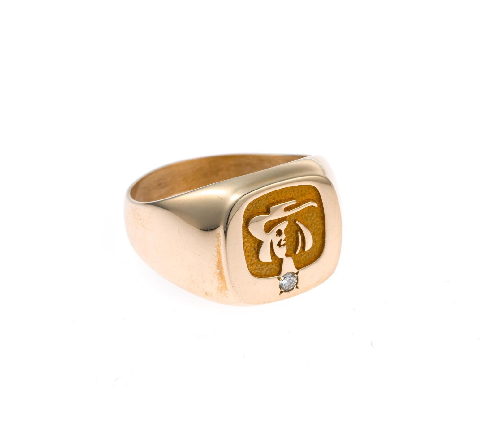 10K Gold Signet Ring (1 of 5)