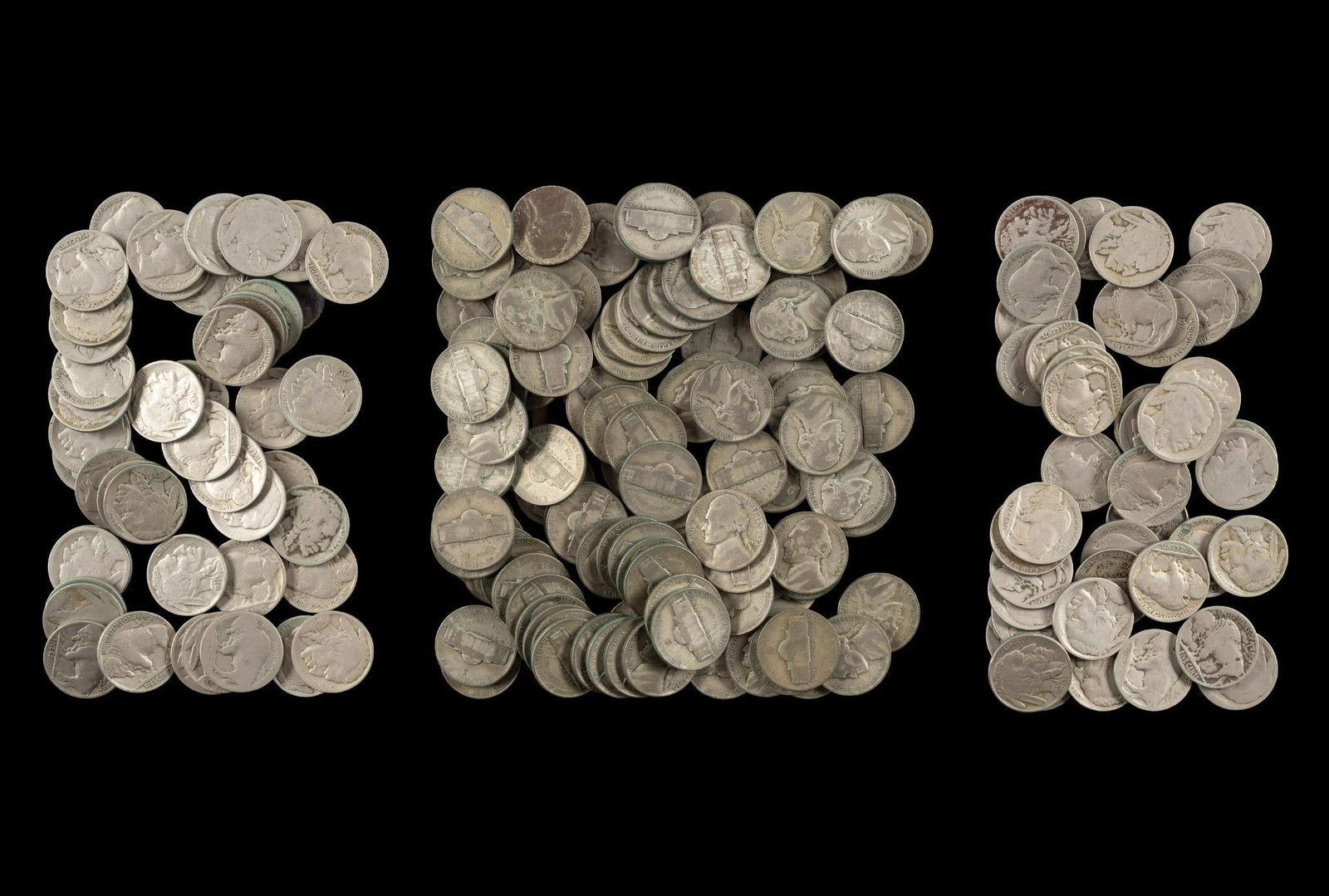 Buffalo And Silver Wartime Nickels (1 of 4)