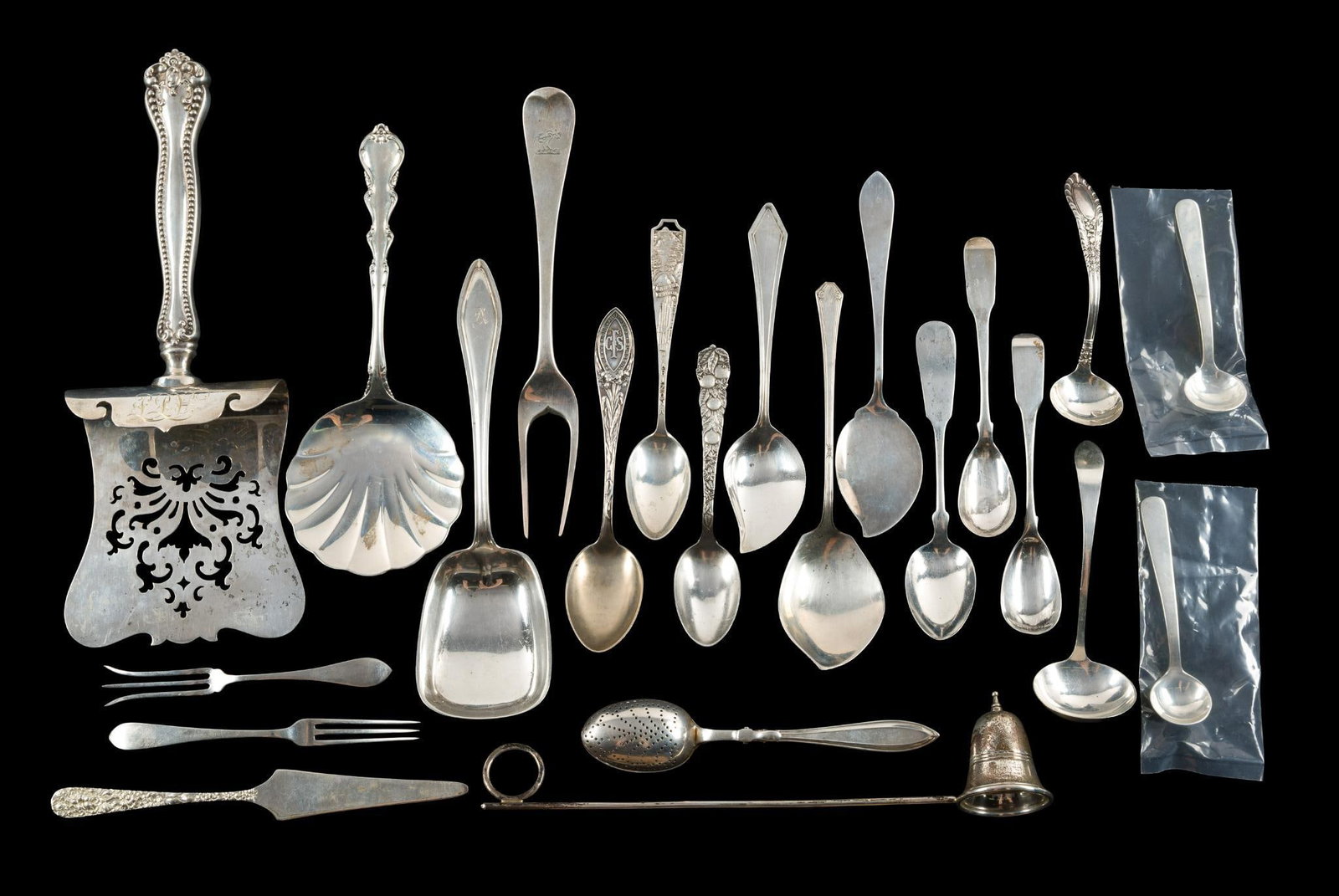 Sterling Silver Serving and Souvenir Spoons (1 of 10)