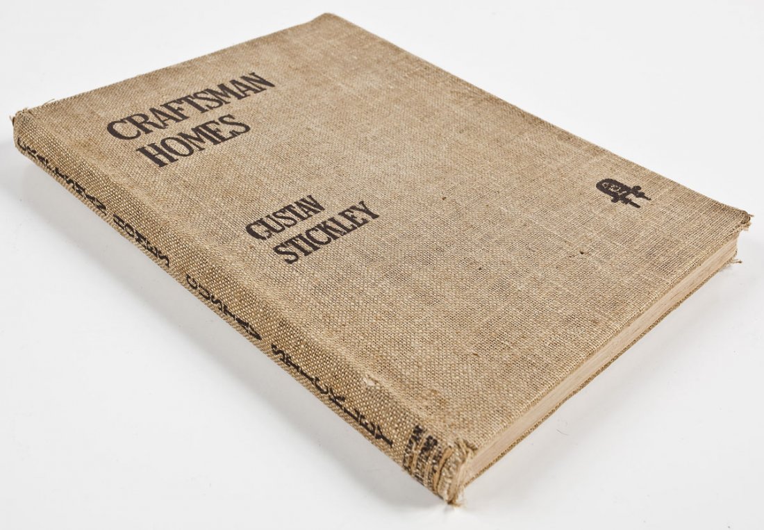 1909 Craftsman Homes by Gustav Stickley: DESCRIPTION: Craftsman Homes by Gustav Stickley. Published by The Craftsman Publishing Company, New York: 1909. urlap cloth binding with dark brown stamping to front boards and spine. 205 pages. Illus