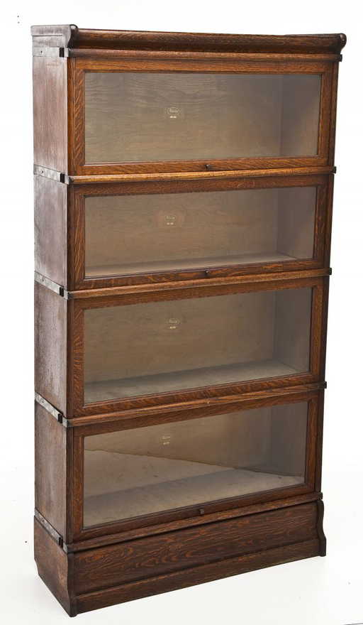 Macey 4 Stack Oak Barrister Bookcase