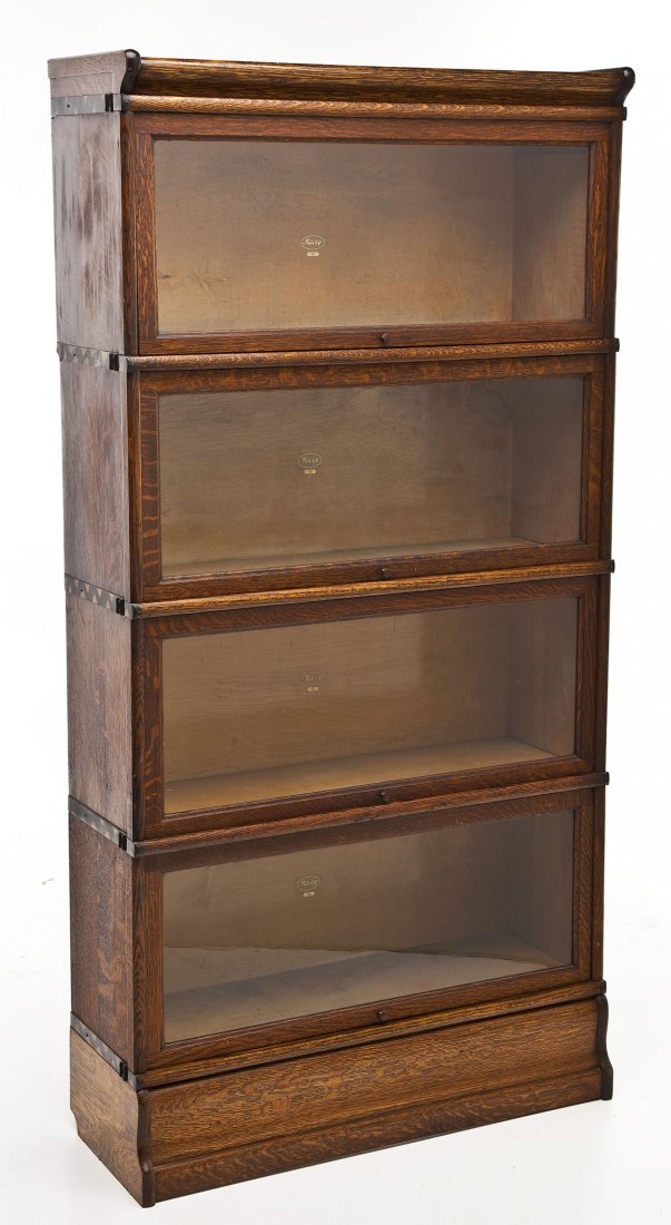 Macey 4 Stack Oak Barrister Bookcase