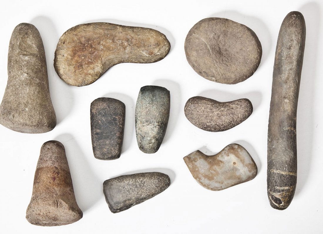 10 Native American Stone Tools Feb 01, 2014 Cordier Auctions