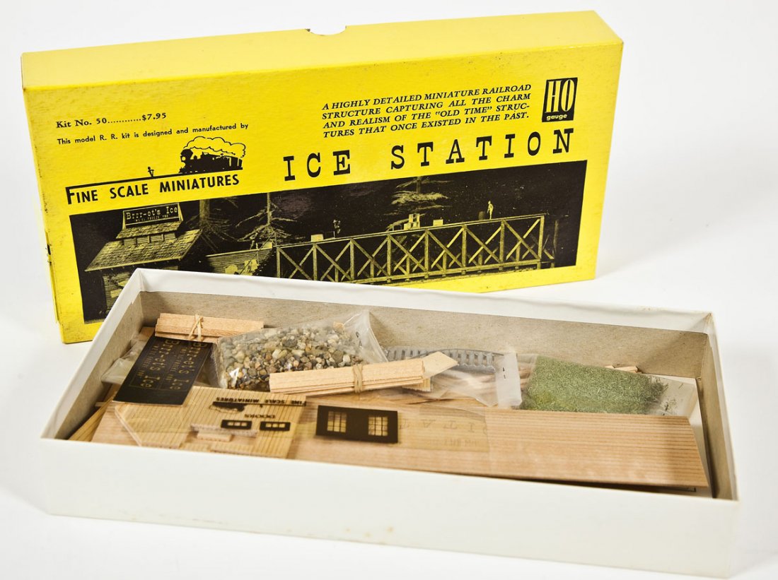 Fine Scale Miniatures Ice Station Kit #50: DESCRIPTION: Fine Scale Miniatures Ice Station kit #50. CONDITION: Unused in original box.