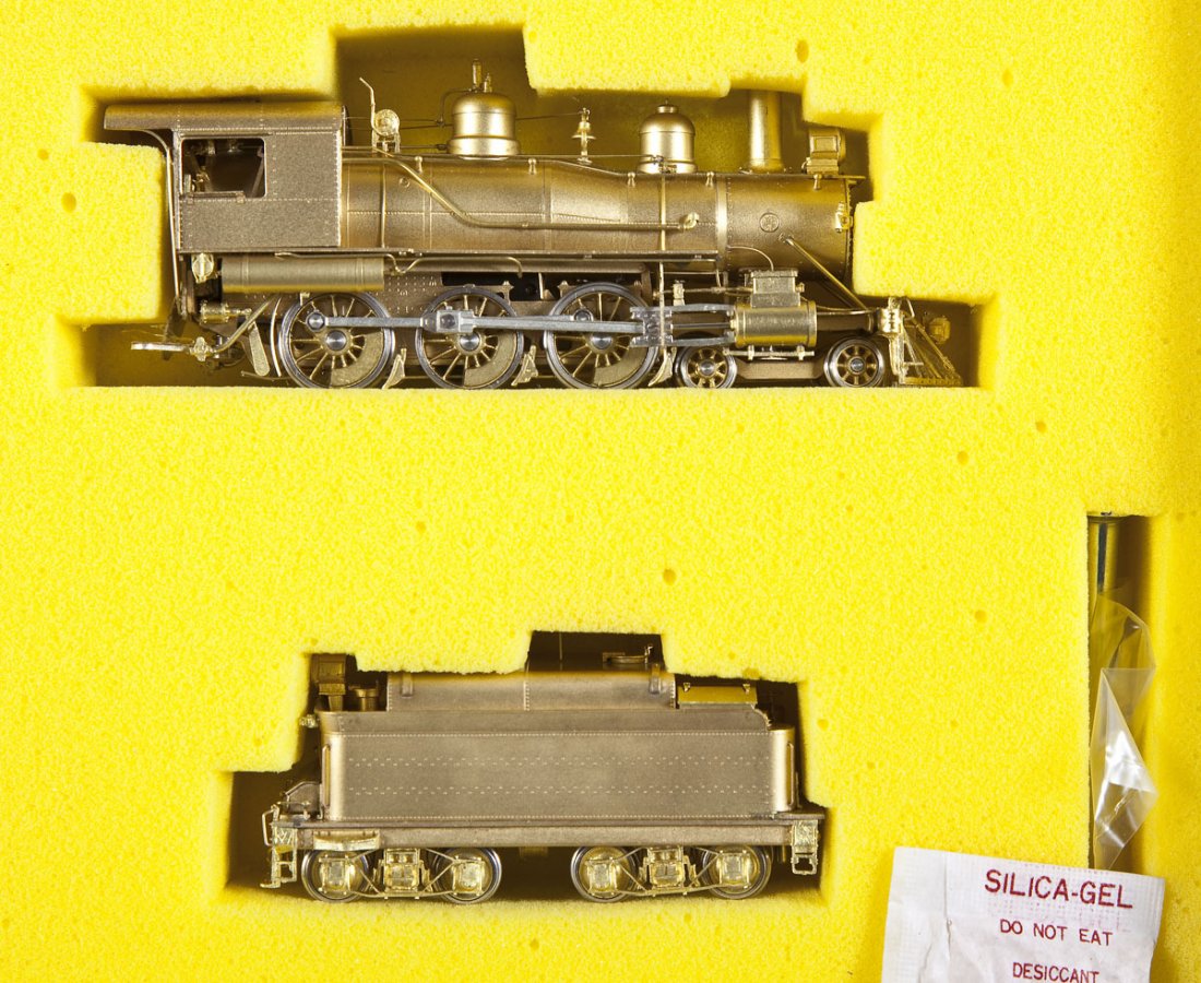 Beaver Creek/Samhongsa V&T Brass Loco & Tender: DESCRIPTION: Beaver Creek Model Company Virginia & Truckee Railroad #27 Collector's Edition brass locomotive and tender. Made by Samhongsa. CONDITION: Appears slightly if at all used in original box.