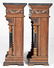 Pair Marble Top Ecclesiastical Tables - 5
