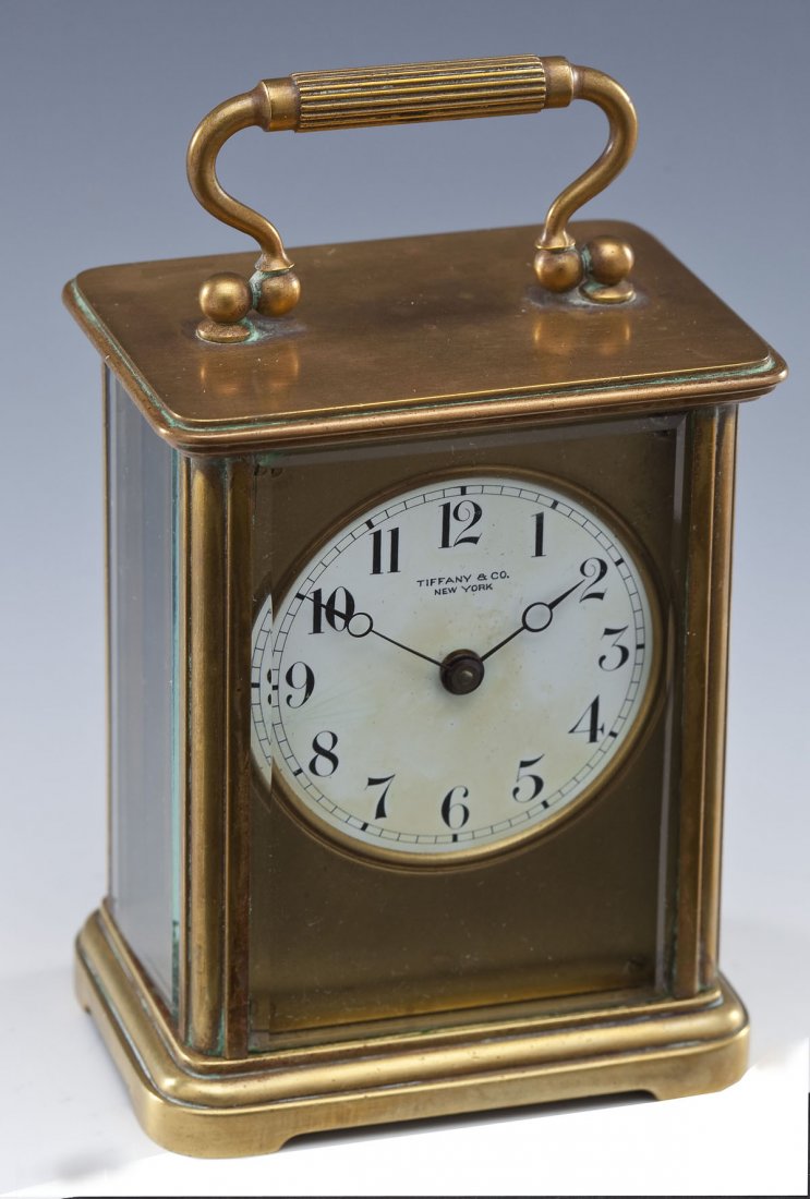 Tiffany & Co. Brass Carriage Clock Nov 09, 2014 Cordier Auctions