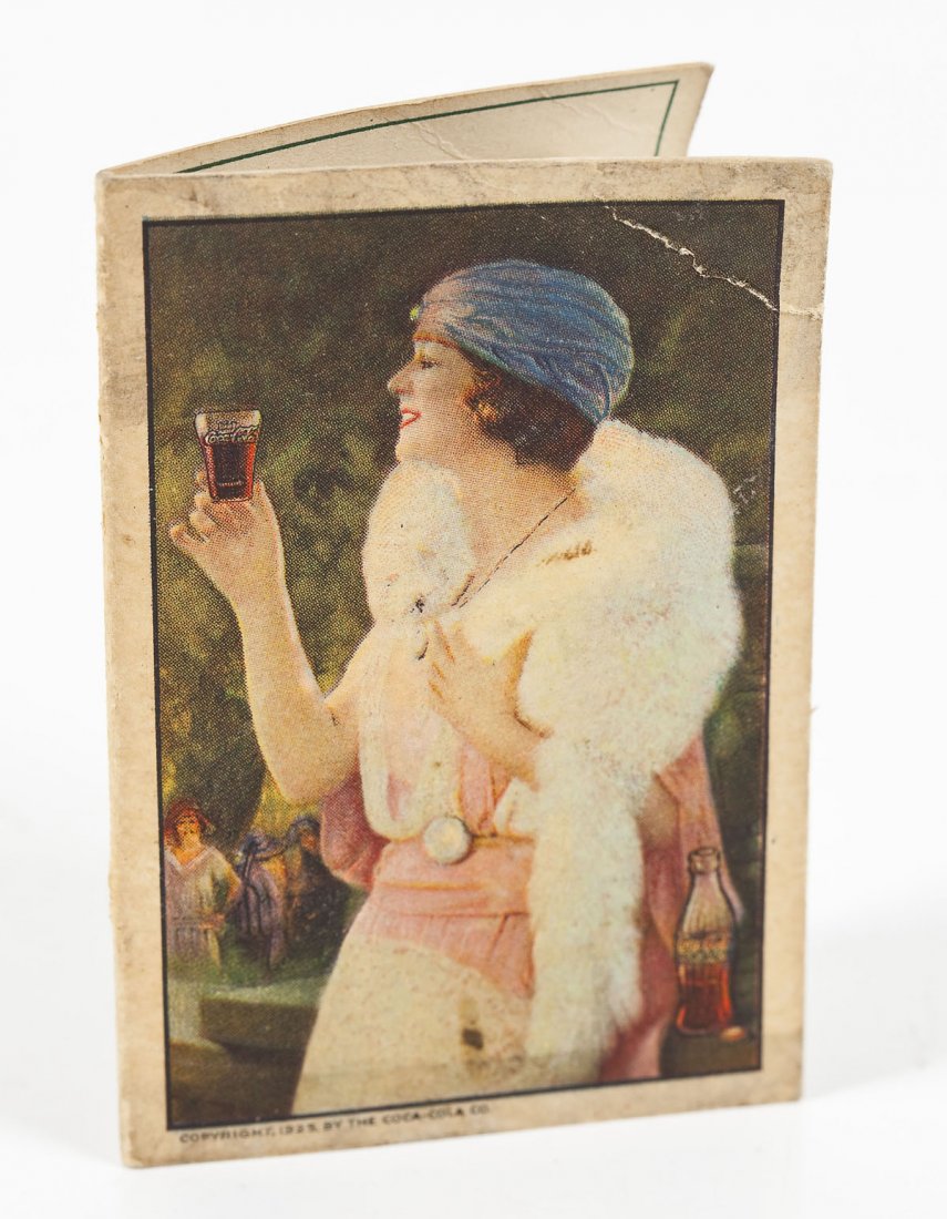 1925 Coca-Cola Picadilly Sewing Needle Giveaway: DESCRIPTION: 1925 Coca-Cola Picadilly giveaway sewing needles. Front with image of flapper with glass of Coca-Cola marked "Copyright 1925 The Coca-Cola Co. On the back "A Treat For All Occasions" with