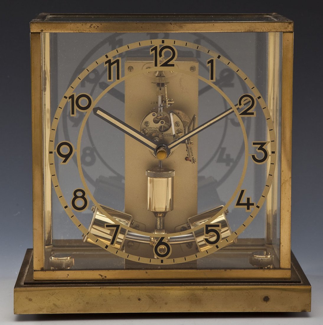 Junghans Ato Brass & Glass Clock