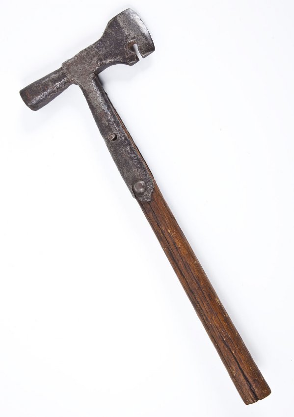 Medieval Woodworking Hammer &amp; Axe Tool : Lot 82