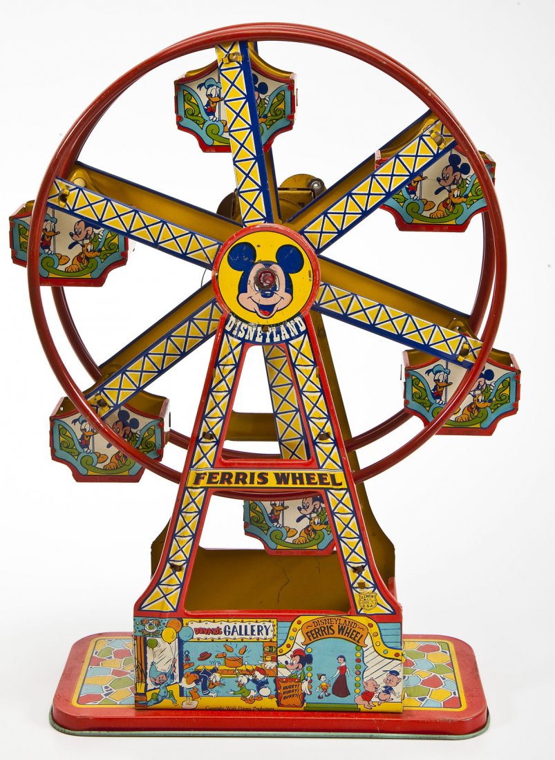 J. Chein Disneyland Tin Litho Ferris Wheel in OB (1 of 5)