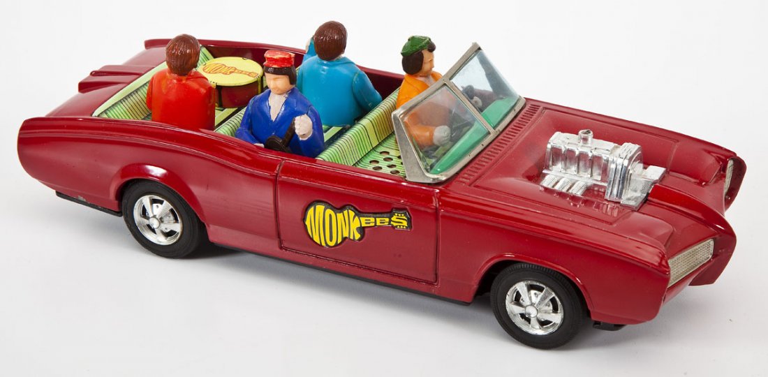 Monkees Tin Litho Car with Figures (1 of 4)
