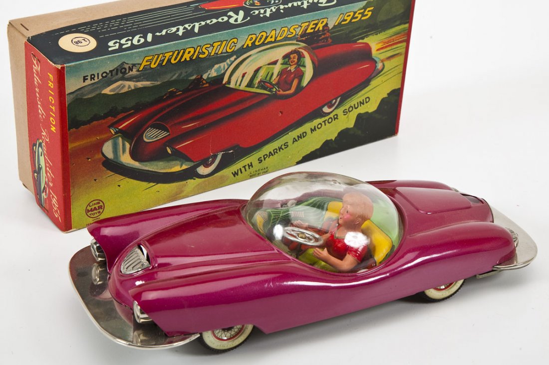 Linemar Toys Friction Futuristic Roadster (1 of 6)