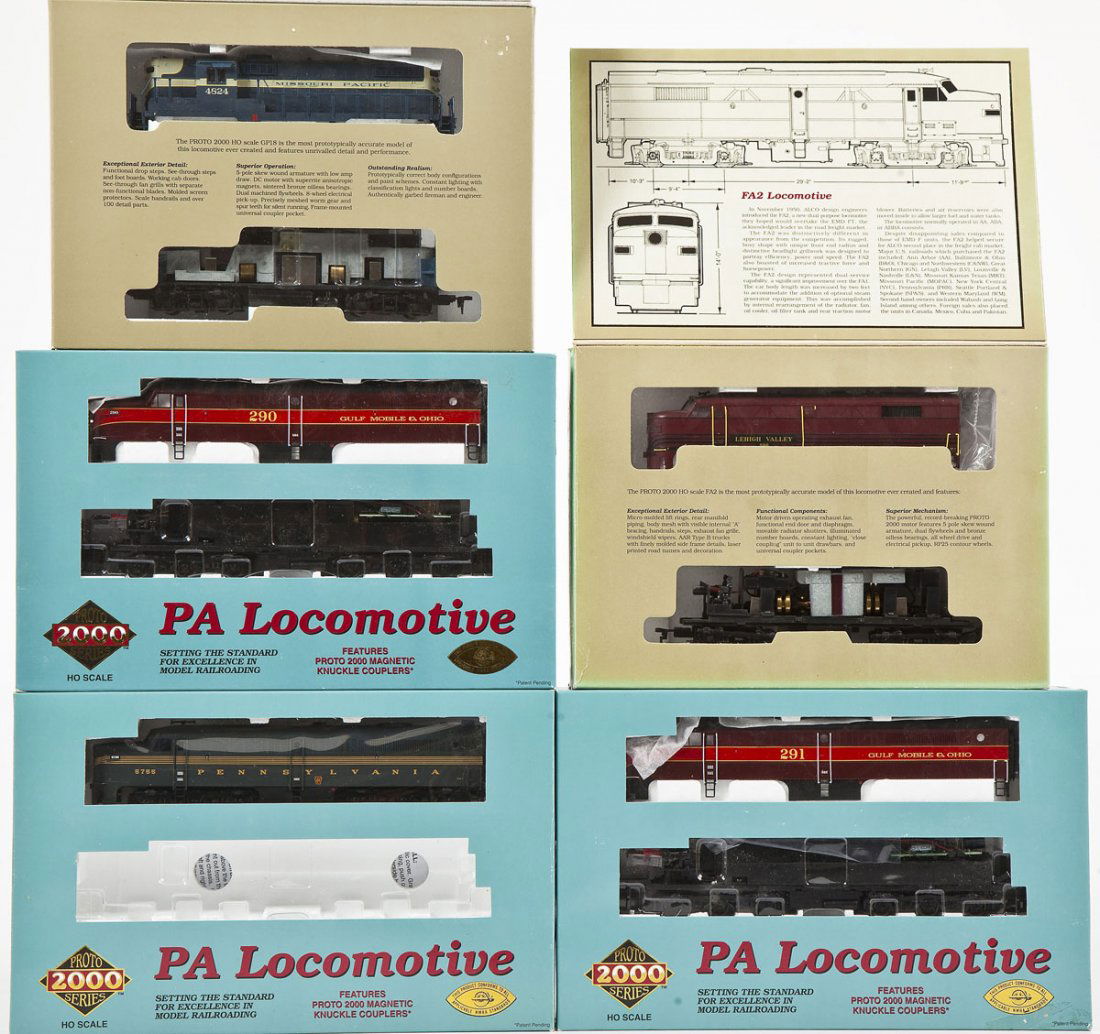 5 Proto 2000 Series Diesel Locomotives (1 of 2)