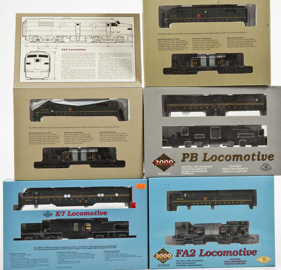 5 Proto 2000 Series Diesel Locomotives (1 of 2)
