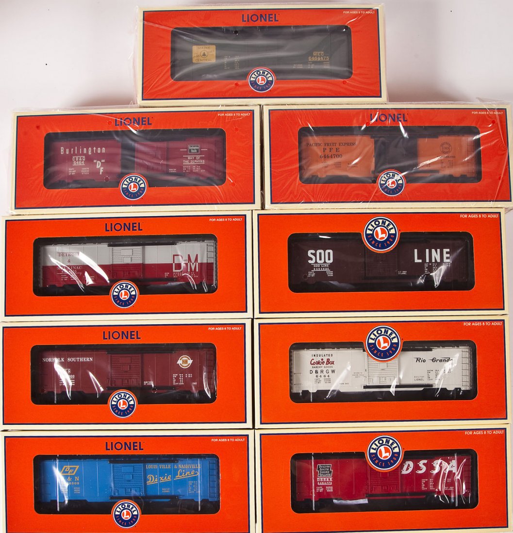 3 Lionel 6464 Archive Boxcar 3 Pack Sets (1 of 2)