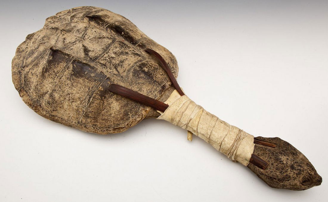 Native American Snapping Turtle Rattle