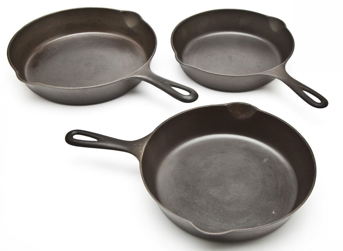 Griswold #6, #7, #8 Large Block Skillets (1 of 2)