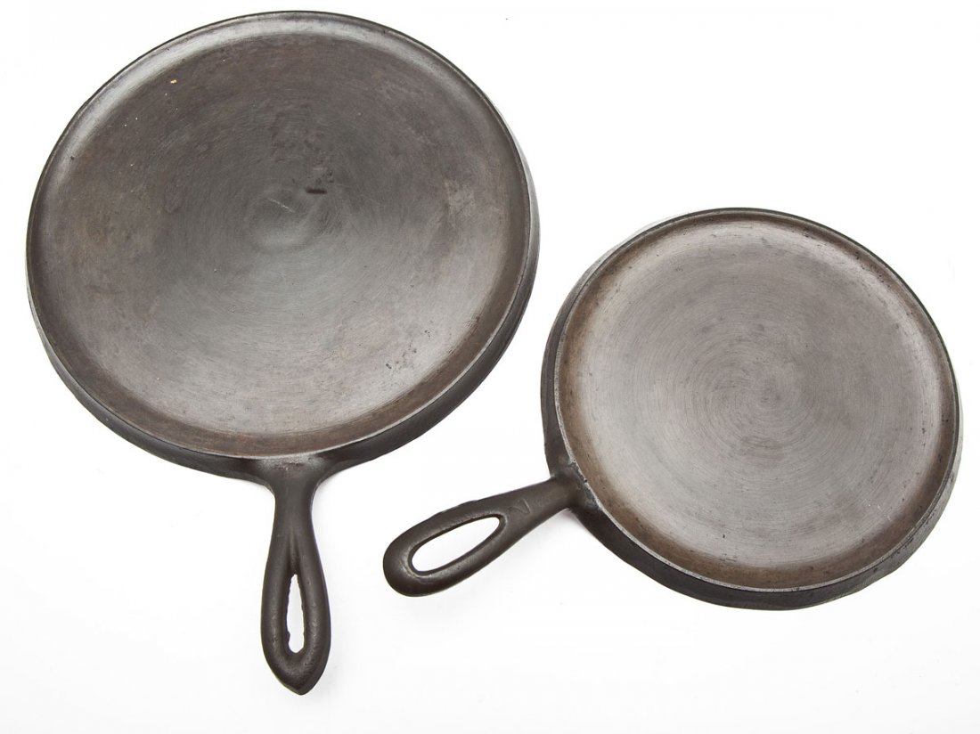 Griswold No. 7 & No. 9 Handle Griddles (1 of 2)