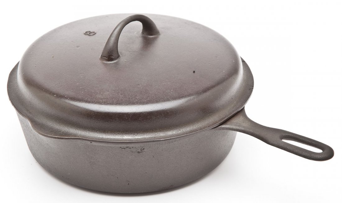 Griswold No. 8 Iron Mountain Chicken Pan (1 of 2)