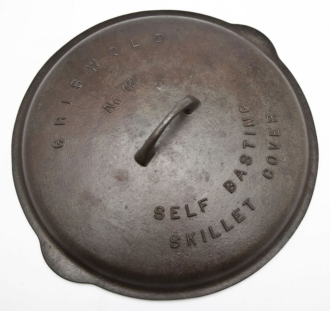 Griswold No. 12 Skillet Cover, Low Dome (1 of 2)