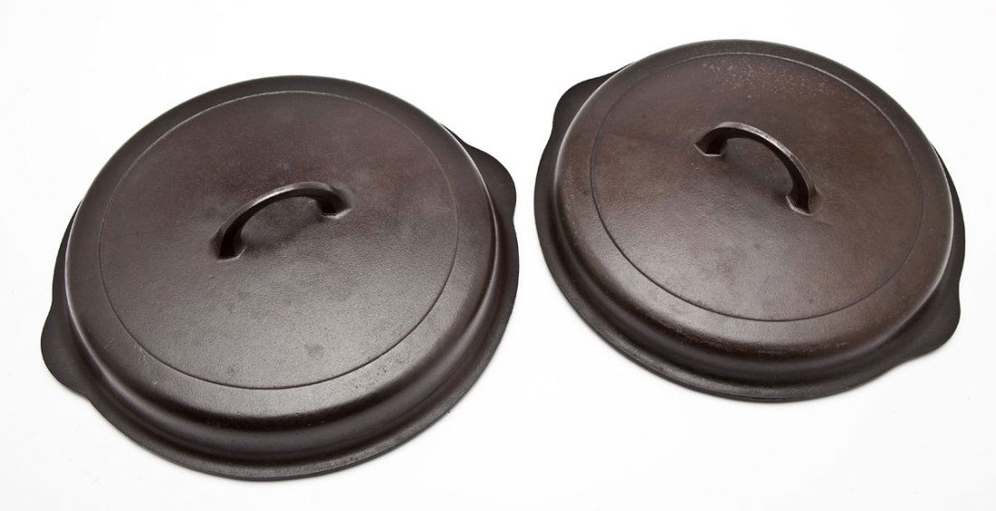 Griswold No. 9 & No. 10 Skillet Covers (1 of 2)