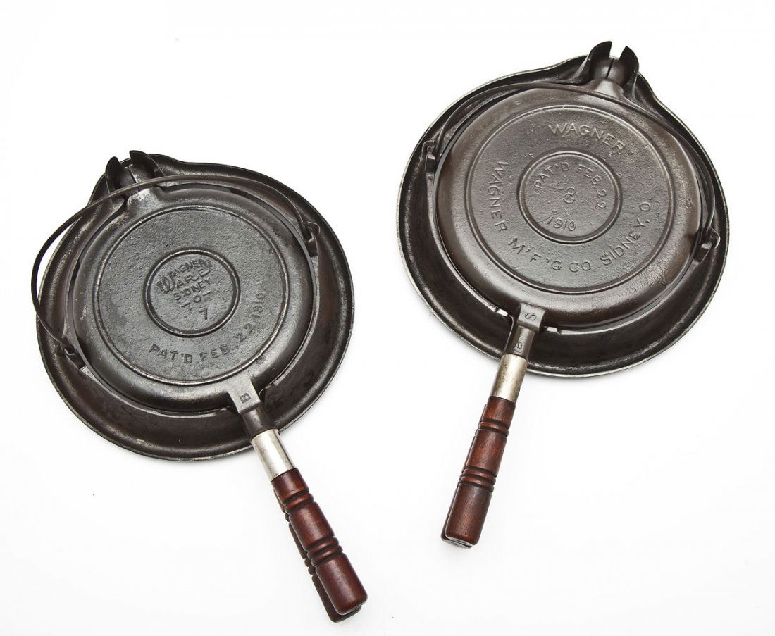 Wagner No. 7 & 8 Waffle Irons (1 of 3)
