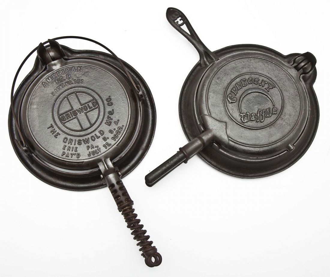 2 Waffle Irons incl Crescent & Griswold (1 of 2)