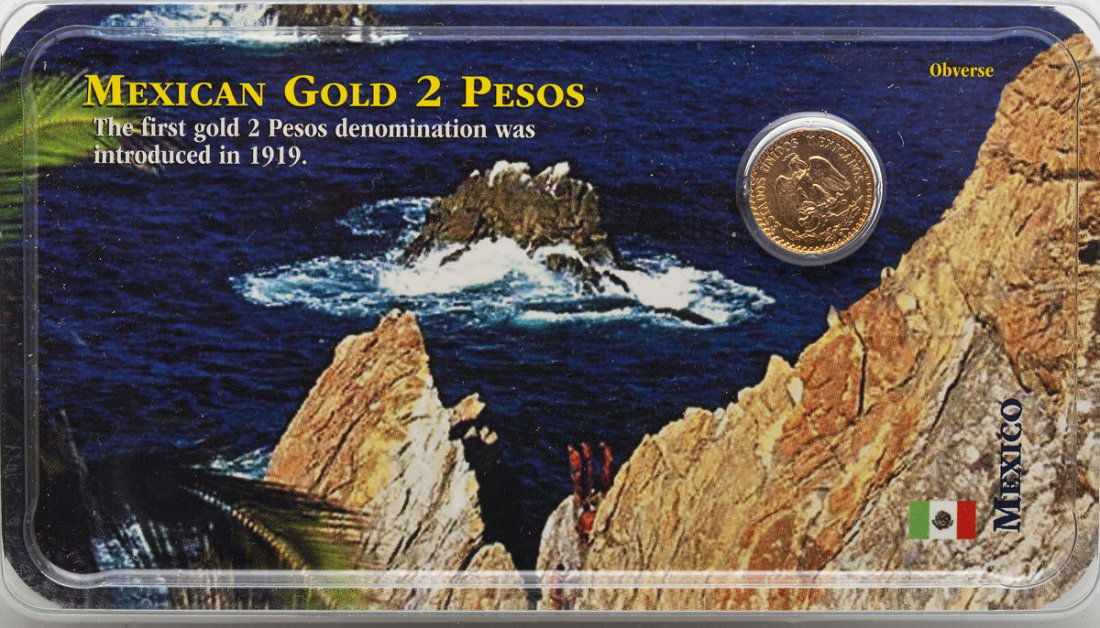 1945 Mexican Gold 2 Pesos (1 of 1)