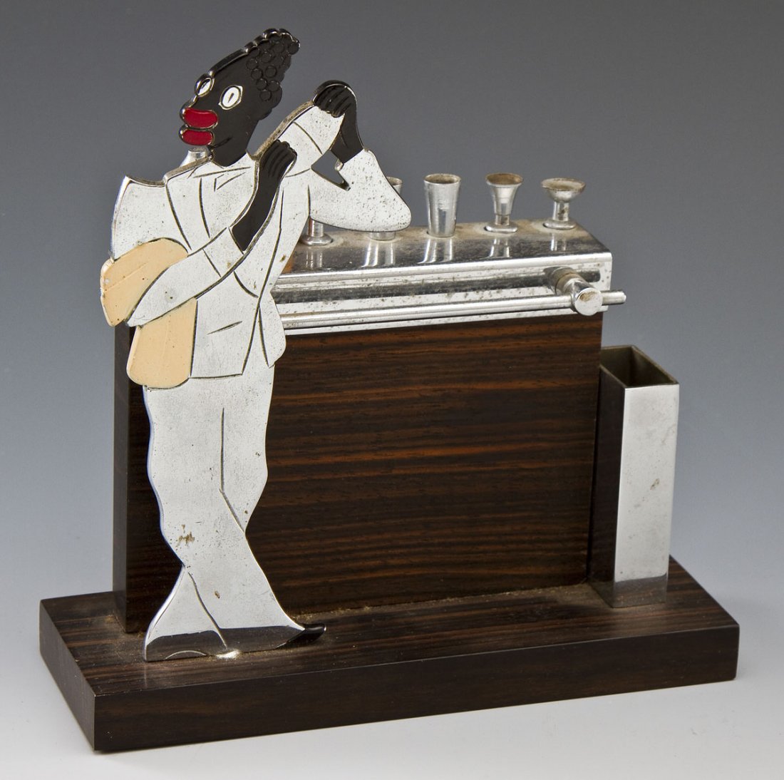 Art Deco Black Americana Bar Tool Set (1 of 4)