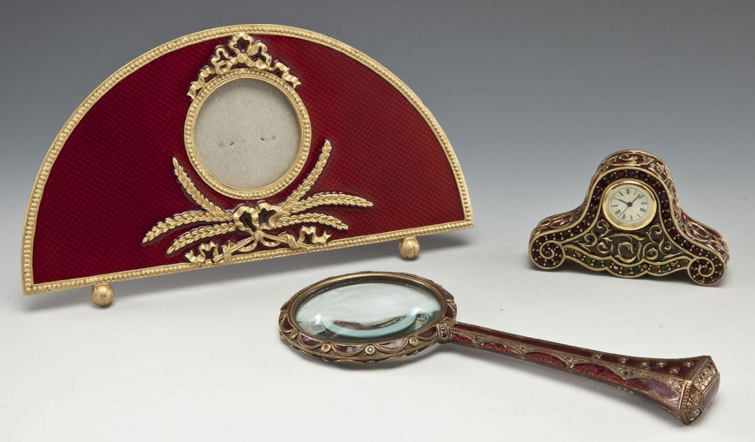 3 Jay Strongwater Enameled Desk Accessories (1 of 6)