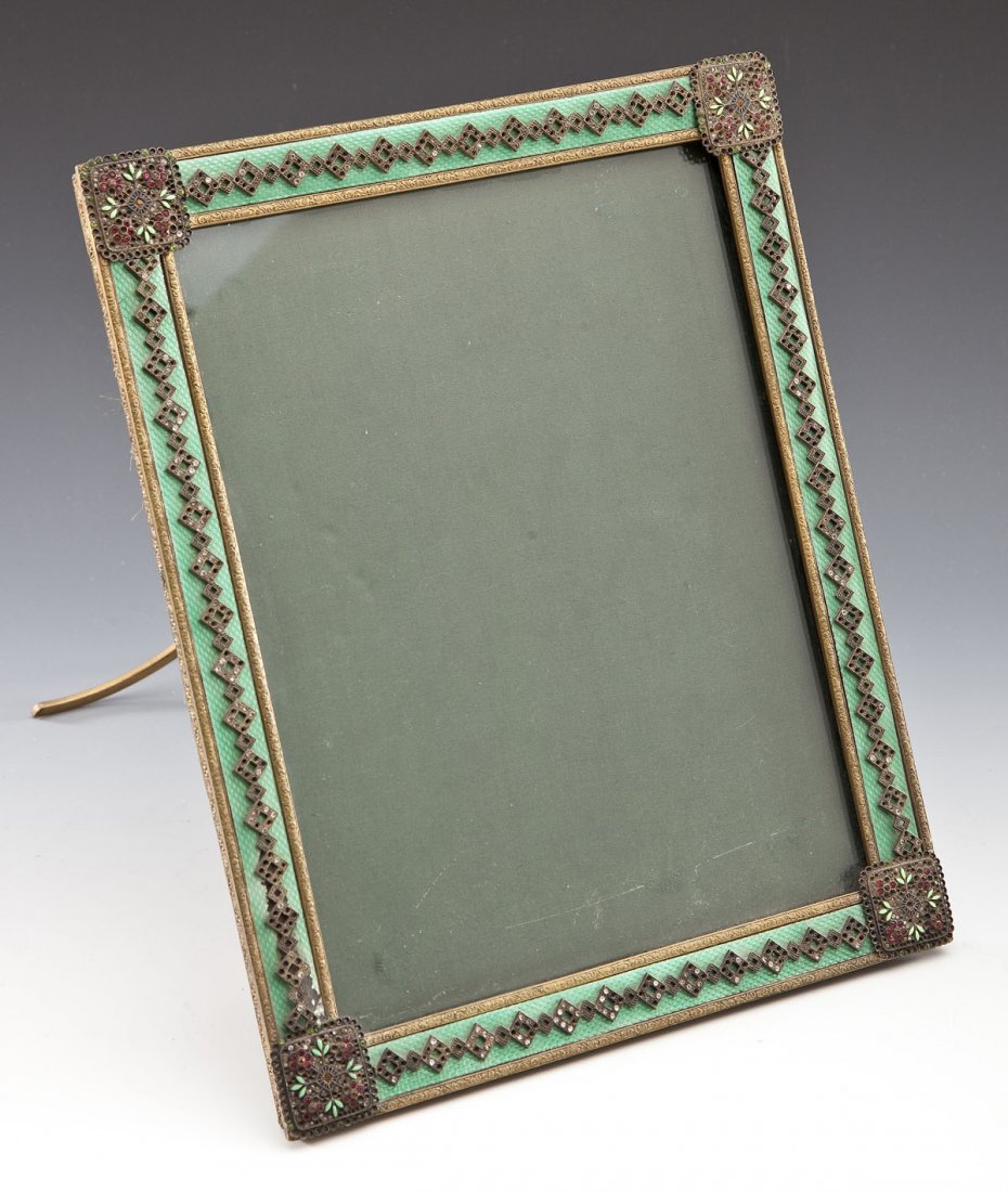 Austrian Bronze and Enamel Frame (1 of 5)