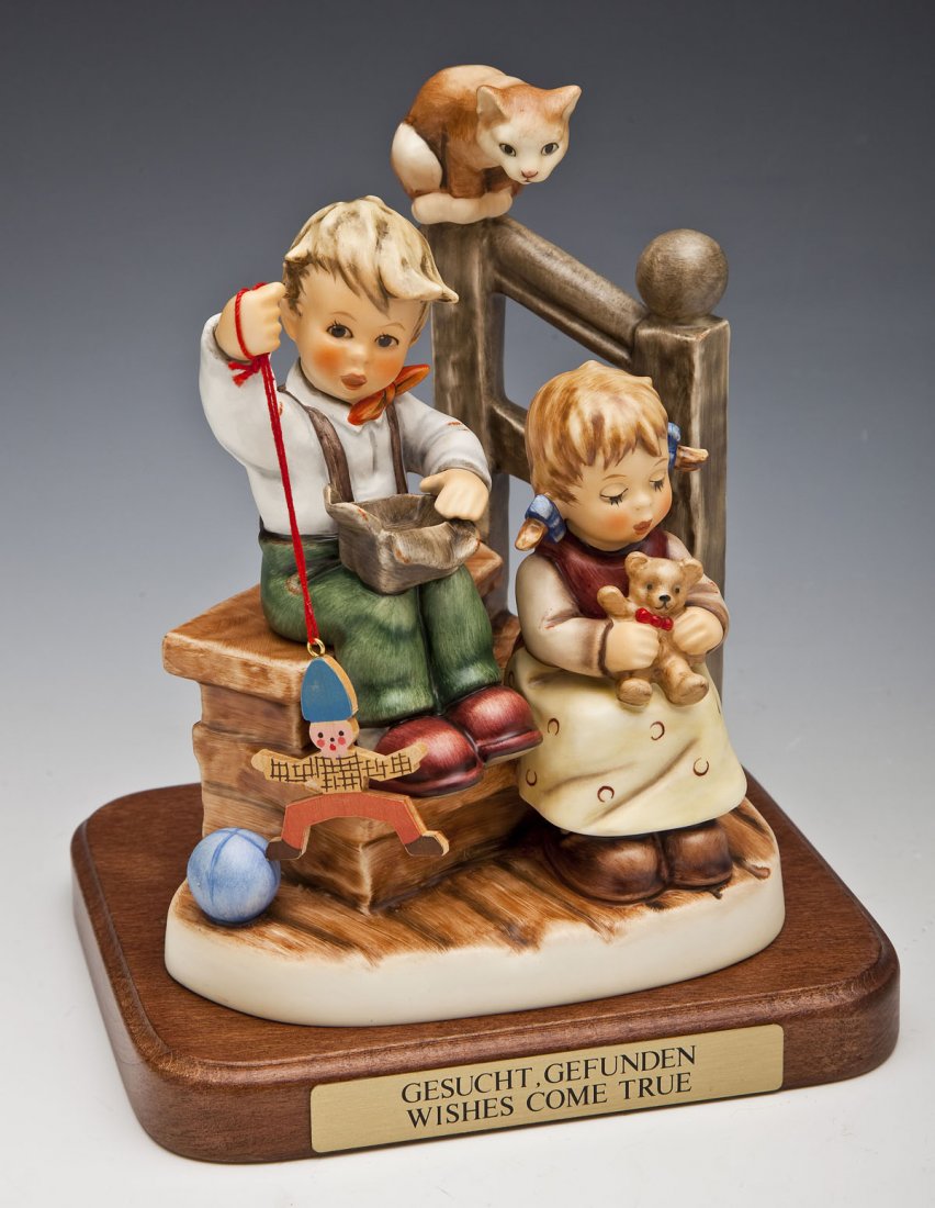 Wishes Come True Hummel Figurine with Base (1 of 2)