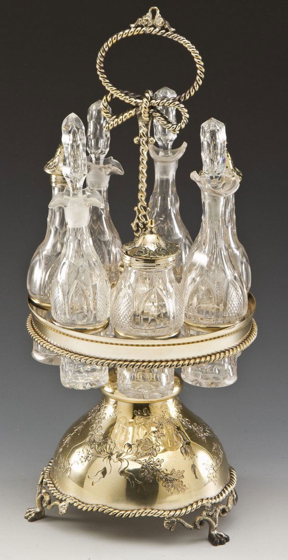 Victorian Silver Plated Castor Set (1 of 5)