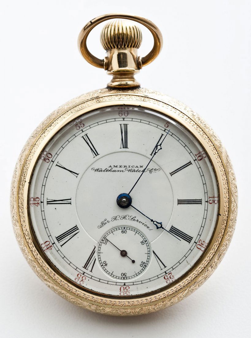 Am Waltham Railroad King Pocket Watch