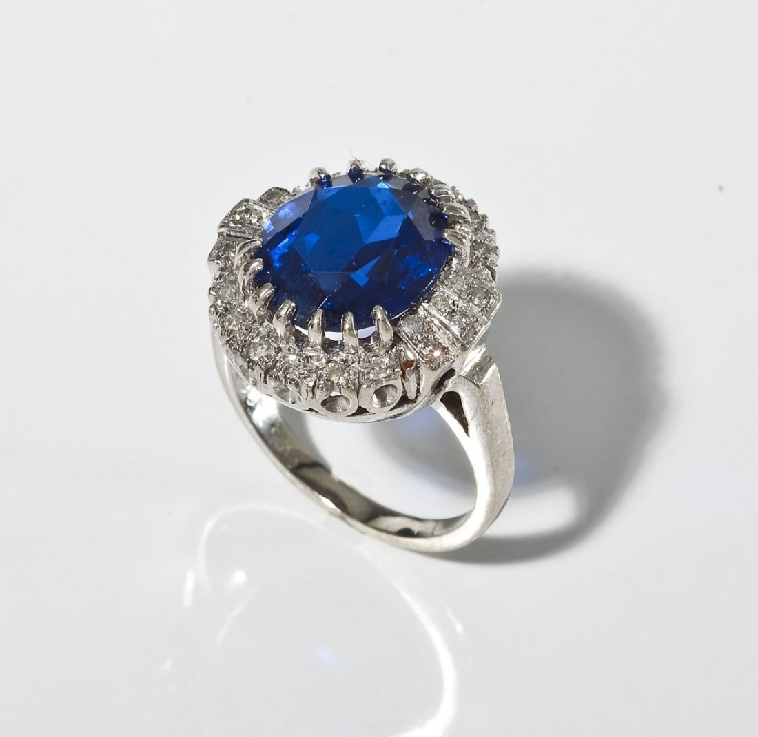 14K Sapphire Cocktail Ring (1 of 4)