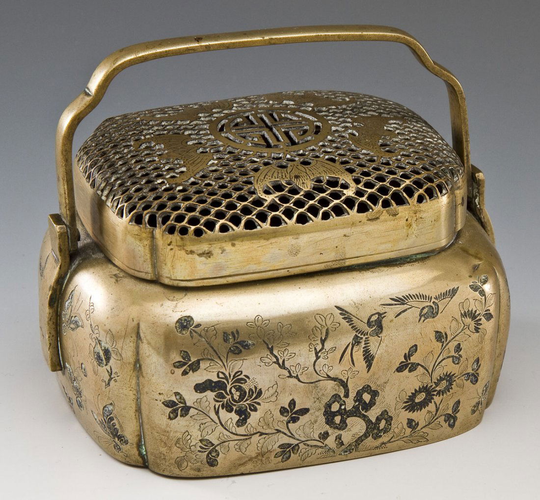 Chinese Bronze Hand Warmer (1 of 4)