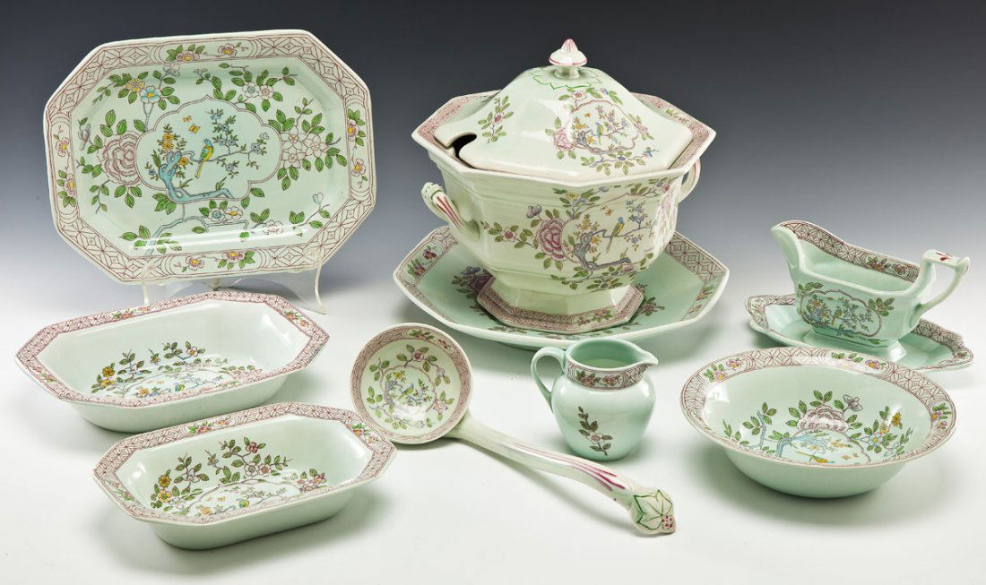 8 Pcs Adams Calyx Ware Singapore Bird (1 of 6)