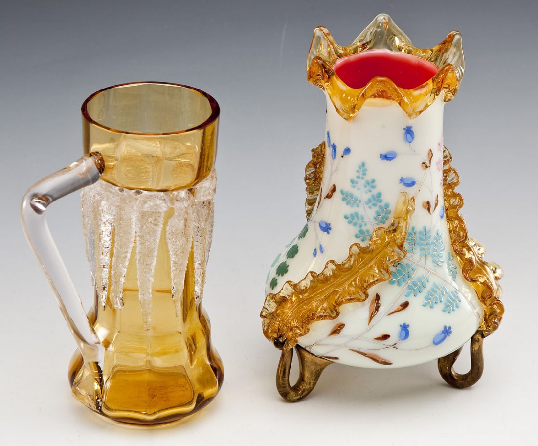 2 Pcs Victorian Art Glass (1 of 6)