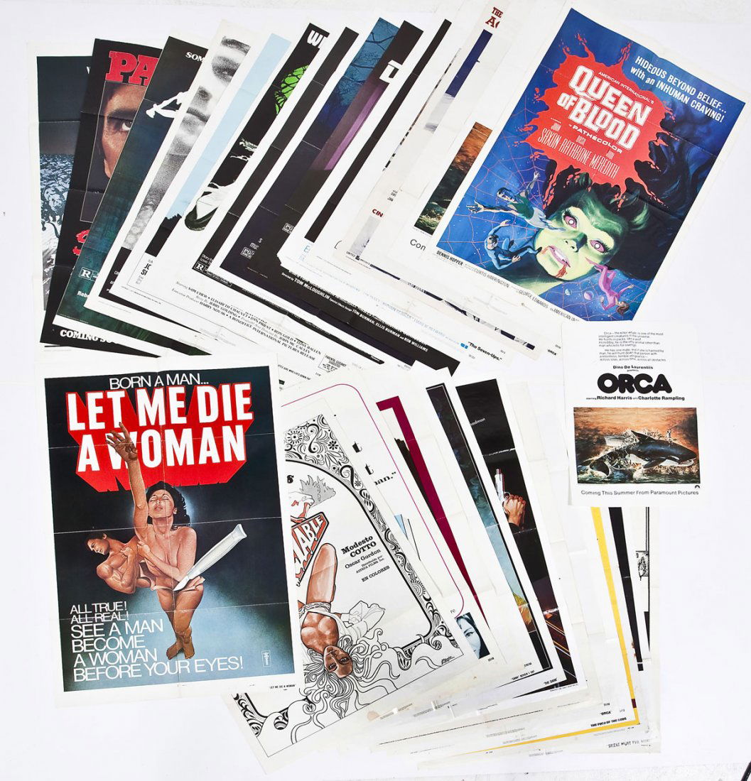 35 Vintage Assorted Horror & Sci-Fi Movie Posters (1 of 8)