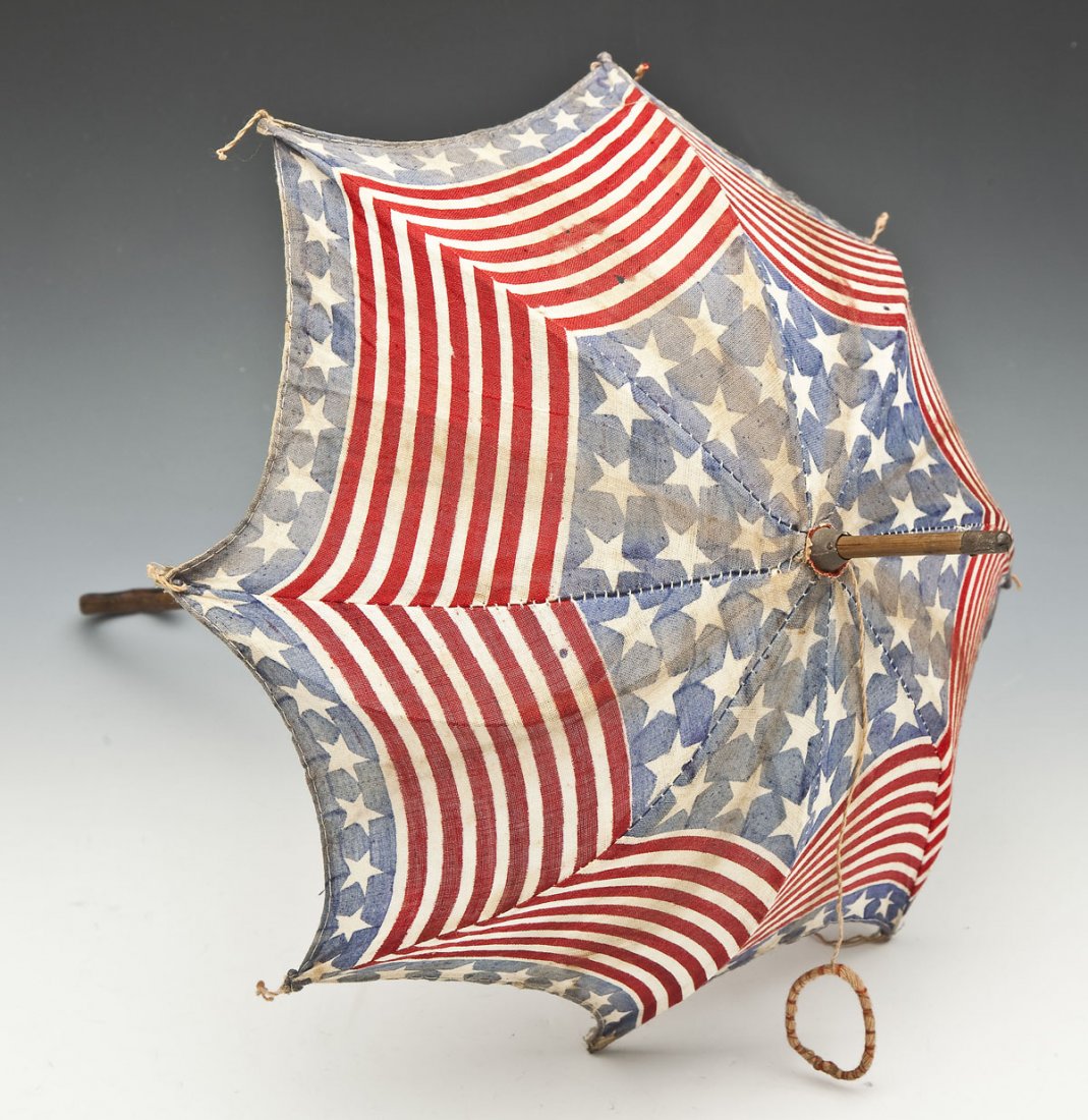 Circa 1900 Miniature Patriotic Parasol (1 of 5)