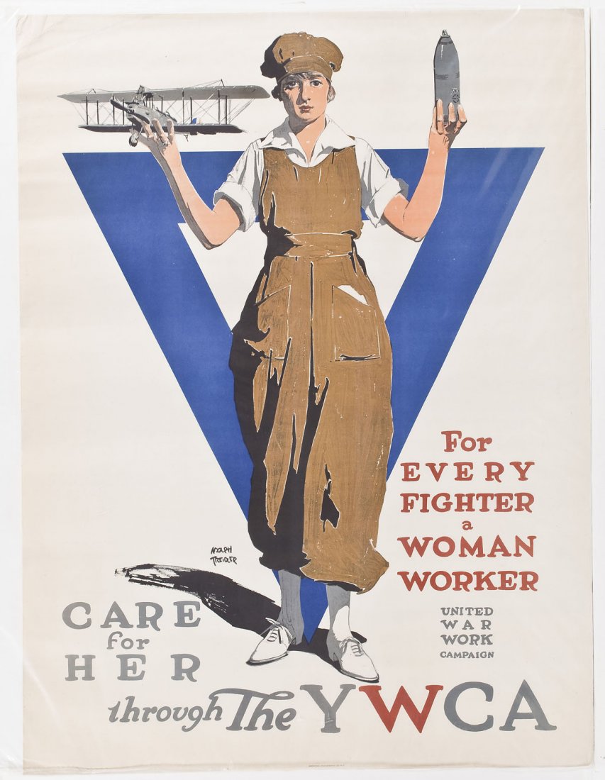 WWI YWCA Poster For Every Fighter A. Treidler (1 of 4)
