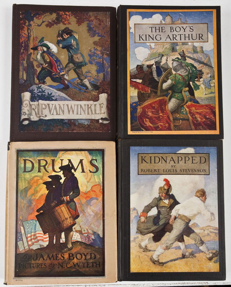 4 Classic Books Illustrated by N.C. Wyeth (1 of 10)