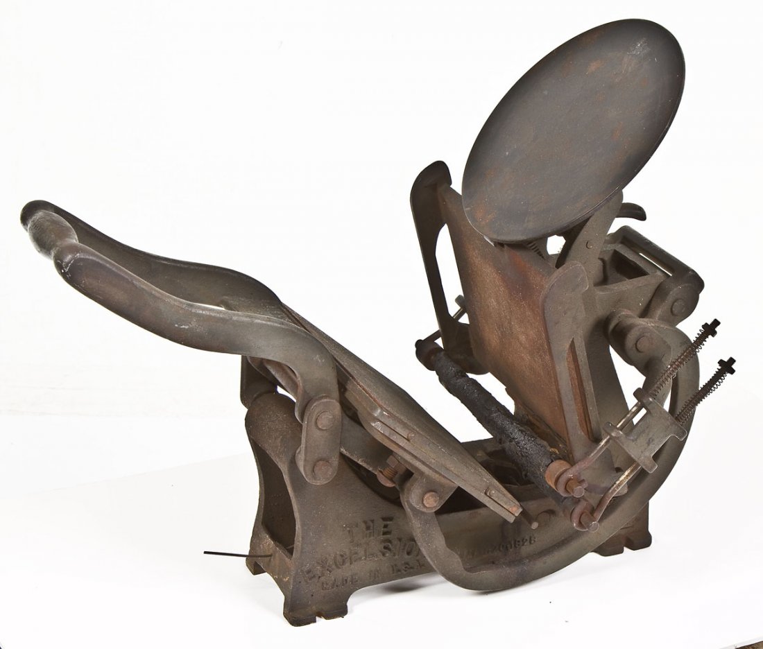 C 1928 Kelsey Excelsior Model O Printing Press (1 of 10)