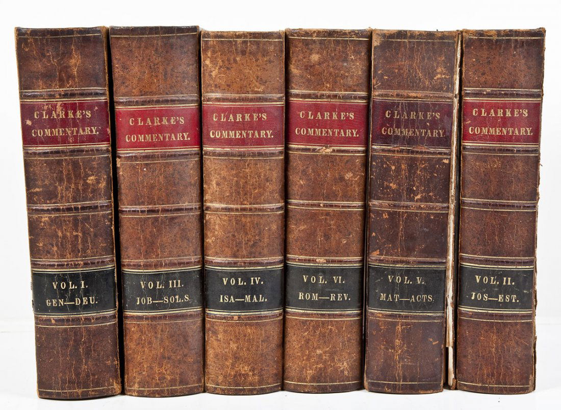 1848 6 Vol Annotated Bible Full Leather (1 of 2)