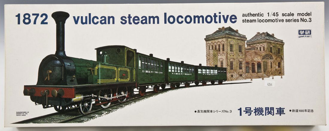 Gakken 1872 Vulcan Steam Locomotive in OB (1 of 3)