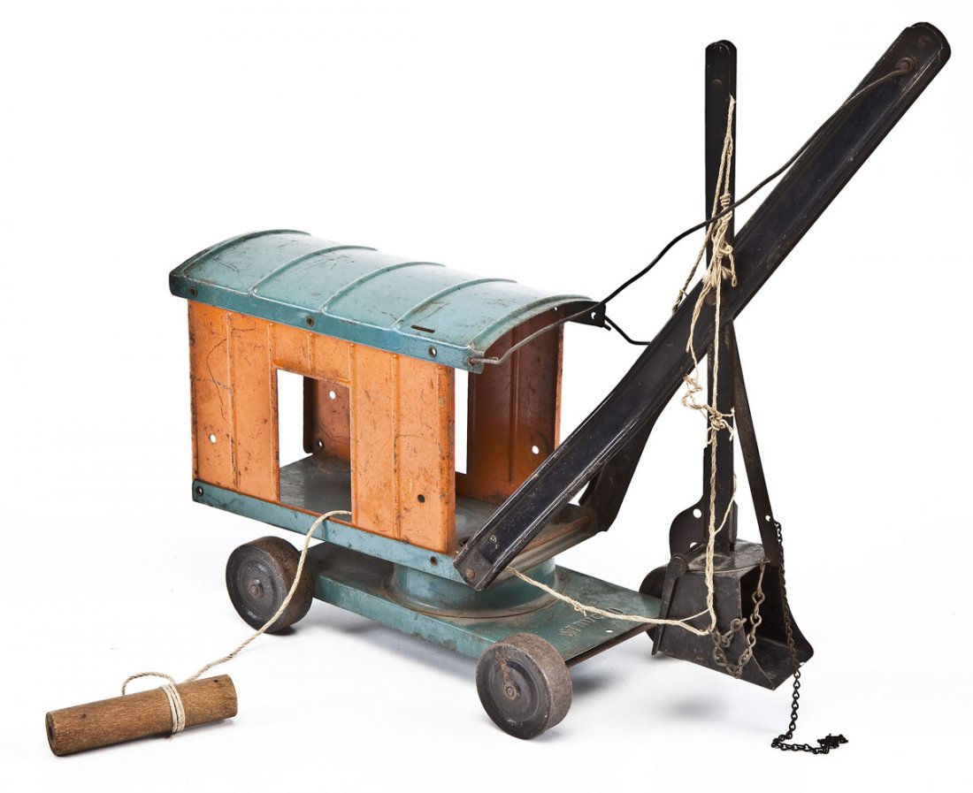 Structo Tin Toy Crane (1 of 5)