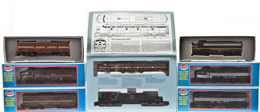 7 HO Locomotives incl Bachmann, Baldwin, Proto (1 of 2)