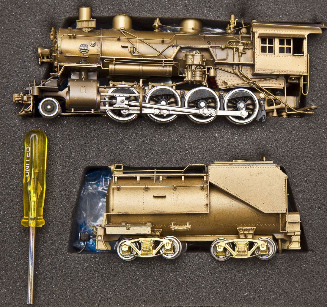 Atlas/United Union Scale UP Brass Loco & Tender (1 of 2)
