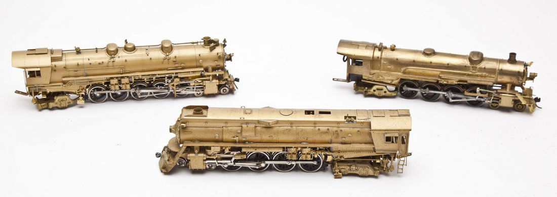 3 Brass Locomotives (1 of 3)